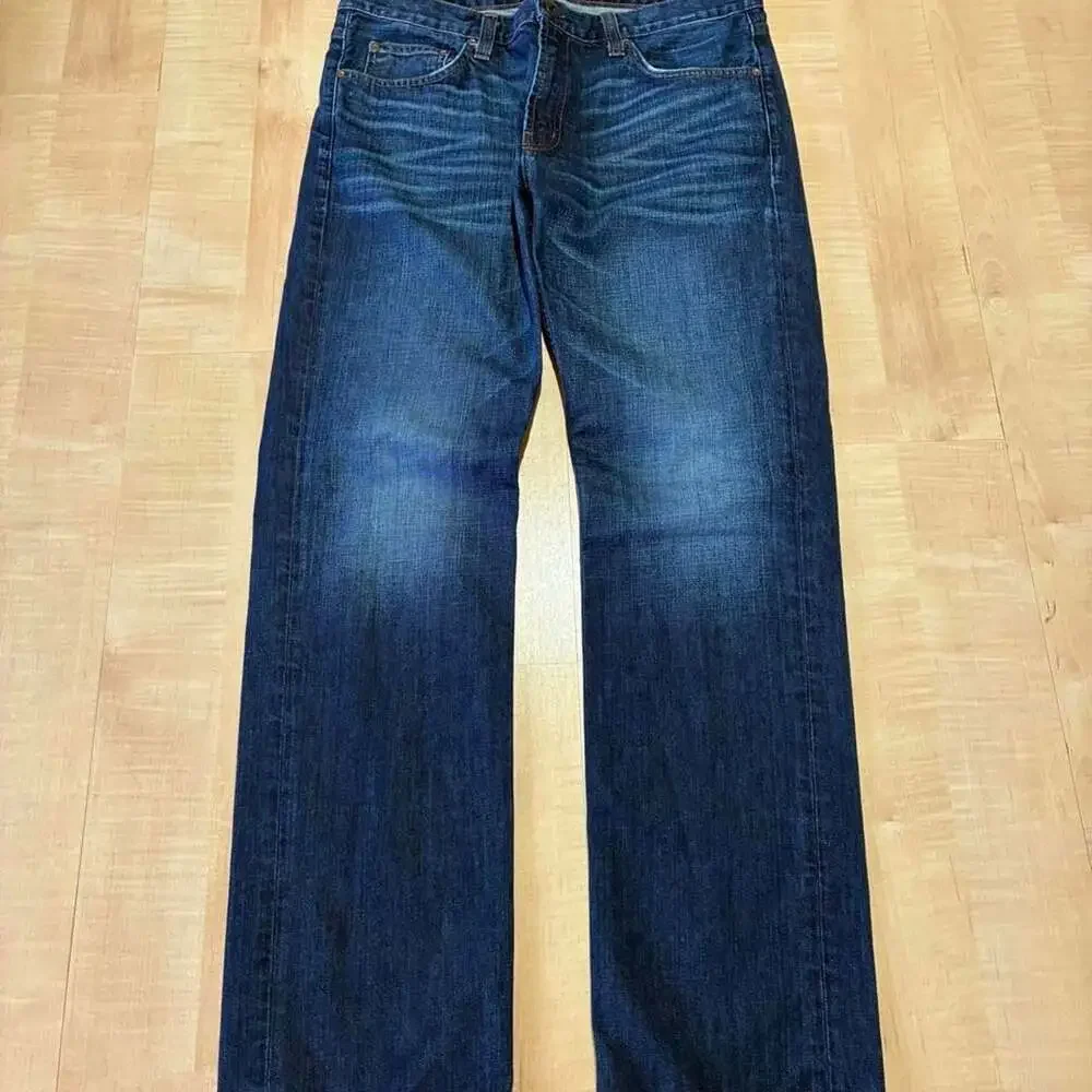 J Brand Walker Relaxed Straight Jeans Dark Wash 33x31